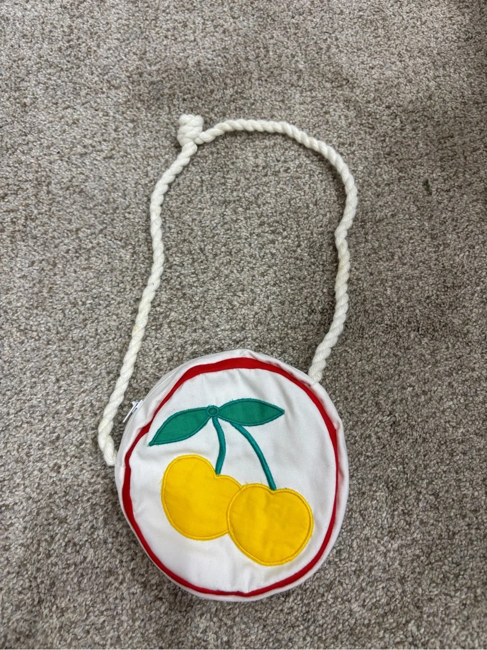 Vintage Toddler Girl’s Cherry Purse retro Y2K
